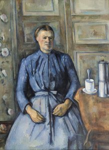 Žena s konvicí na kávu od Paul Cézanne