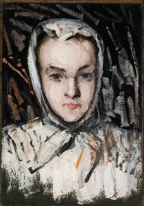 Marie Cézanne, umělcova sestra (recto), umělcova matka (verze) od Paul Cézanne