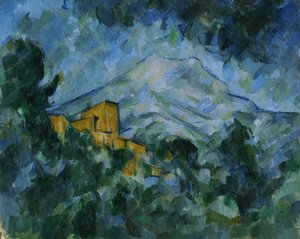Mont Sainte-Victoire a Château Noir od Paul Cézanne