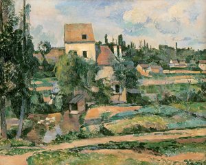Moulin de la Couleuvre v Pontoise od Paul Cézanne