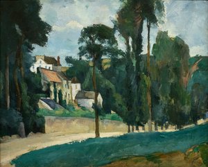 Silnice v Pontoise (Clos des Mathurins) od Paul Cézanne