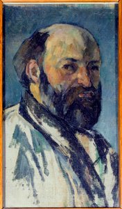 Autoportrét od Paula Cezanna (1839-1906) 1877 Sun. 0,25x0,14 m Paříž, Musee d