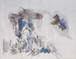 Náčrt koupajících se od Paul Cézanne