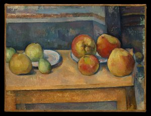 Zátiší s jablky a hruškami od Paul Cézanne