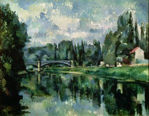 The Banks of the Marne at Creteil, c.1888 (olej na plátně) od Paul Cézanne