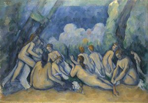The Large Bathers, cca 1900-05 (olej na plátně) od Paul Cézanne