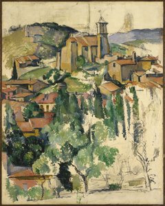 Vesnice Gardanne od Paul Cézanne
