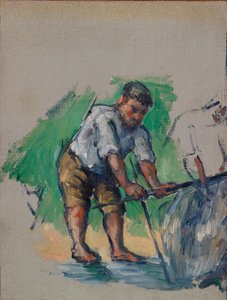 Vrták studní (Le Foreur) od Paul Cézanne