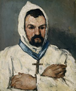 Antoine Dominique Sauveur Aubert narozen 1817, strýc umělců, jako mnich, 1866. od Paul Cézanne