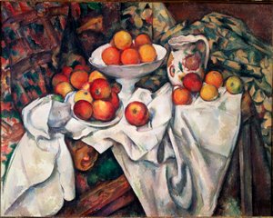 Jablka a pomeranče od Paul Cézanne