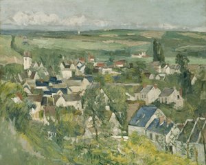 Auvers, Panoramatický výhled, 1873-75 od Paul Cézanne