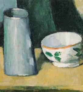 Miska a konvička na mléko od Paul Cézanne