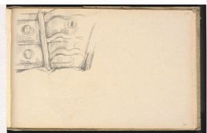 Židle a prádelník od Paul Cézanne