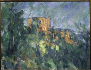 Chateau noir - Olej na plátně od Paul Cézanne