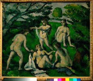 Pět koupajících se od Paul Cézanne