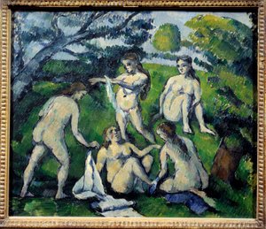 Obraz Five Bathers od Paula Cezanna od Paul Cézanne
