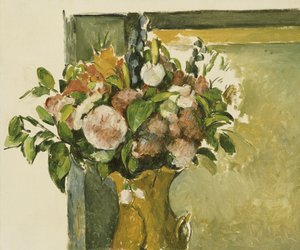 Květiny ve váze od Paul Cézanne