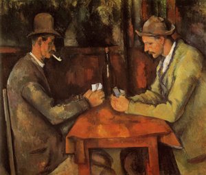 Francouzsky: Les Joueurs de cartes Hráči karet od Paul Cézanne
