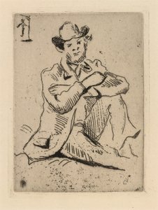 Guillaumin s oběšeným mužem od Paul Cézanne