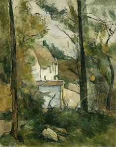 Dům ve stromech, Auvers; Dům ve stromech, Auvers, 1879 od Paul Cézanne