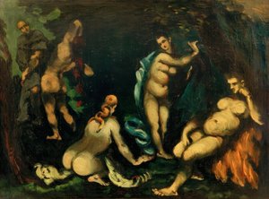Pokušení svatého Antonína od Paul Cézanne
