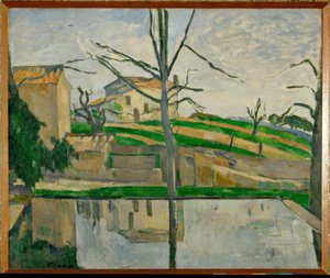 Povodí Jas de Bouffan od Paul Cézanne