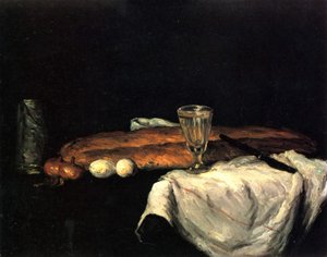 Chléb a vejce od Paul Cézanne
