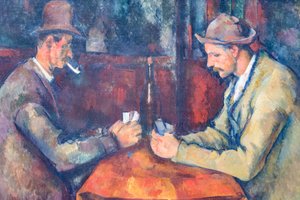 Hráči karet, Cézanne, Musée d