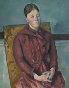 Madame Cezanne ve žlutém křesle od Paul Cézanne