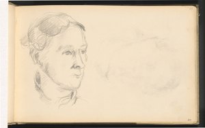 Madame Cezanne od Paul Cézanne