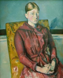 Madame Cézanne ve žlutém křesle od Paul Cézanne