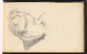 Madame Cézanne se skloněnou hlavou od Paul Cézanne