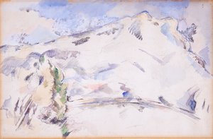 Mont Sainte-Victoire (Sainte-Victoire Mountain) od Paul Cézanne