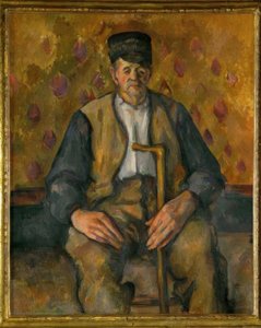 Sedící rolník od Paul Cézanne