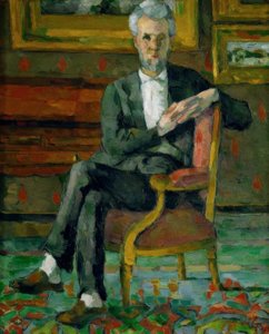 Portrét Chocquet od Paul Cézanne