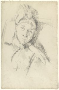 Portrét Hortense Cézanne-Figuet, manželky umělce od Paul Cézanne