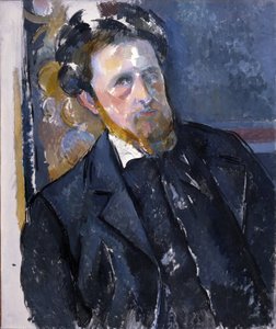 Portrét Joachima Gasqueta (1873-1921) - Paul Cezanne (1839-1906). Olej na plátně, cca 1896. Národní galerie, Praha od Paul Cézanne