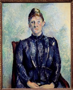 Portrét Madame Cezanne Malba Paula Cezanna (1839-1906) 19. století Sun. 0,65x0,81 m Paříž, Musee de l