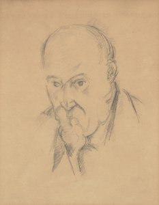Autoportrét [recto], 18971900. od Paul Cézanne