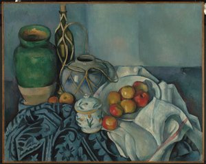 Zátiší s jablky od Paul Cézanne