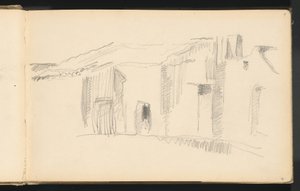 Studie domů od Paul Cézanne