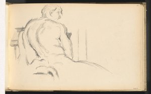 Studie Pugetova "Herkula odpočívajícího" od Paul Cézanne