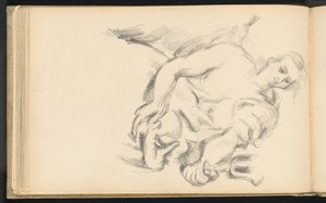 Studie anděla v Rubensově "Proroku Eliášovi" od Paul Cézanne