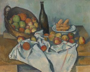 Košík jablek od Paul Cézanne