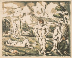 The Bathers. od Paul Cézanne