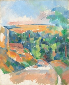 Zatáčka na cestě od Paul Cézanne