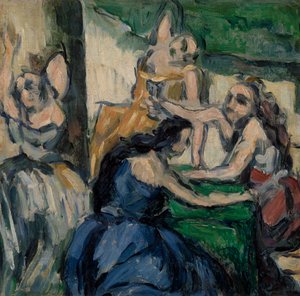 Kurtizány od Paul Cézanne