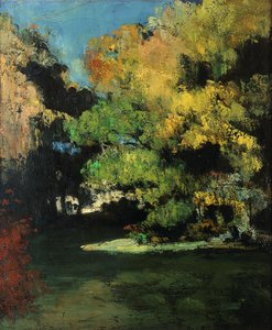 The Glade, kolem roku 1867 od Paul Cézanne