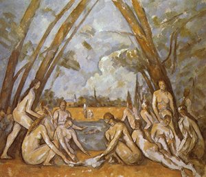 Velcí koupající se od Paul Cézanne