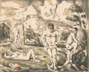 The Large Bathers The Large Bathers, ca. 1898, ca. 1898. od Paul Cézanne